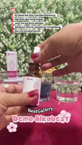 Tonton bagaimana Betadine, yang mewakili radikal bebas, hilang tak berbekas dalam hitungan detik! Ini bukan sulap, ini bukti nyata keunggulan Alkabest.😍 #alkabest #alkaline #bestgallery 