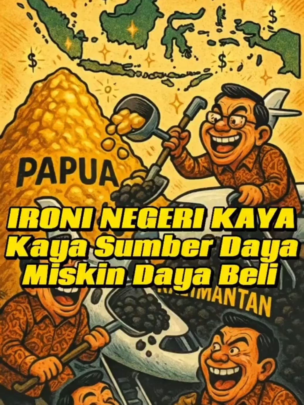 INDONESIA ITU UNIK: Kaya Sumber Daya Alam, tapi Miskin Daya Beli. Katanya kekayaan alam untuk 