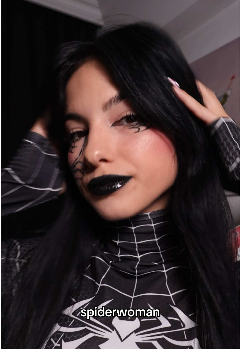 bi sonraki makyajımız ne olsunn #influencer #keşfet #makeup #spiderman #makeuptutorial 