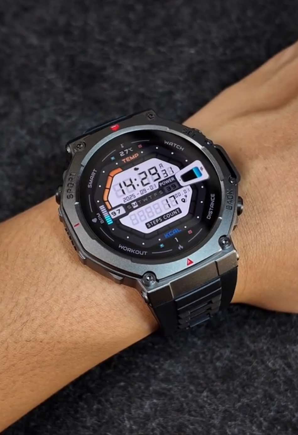 Padu Smartwatch SKMEI ni siap dengan GPS Dual-Frequency 6 Satellites Accurate weh!  #skmei #skmeib78 #smartwatch #jamtangansport #smartwatchskmei 