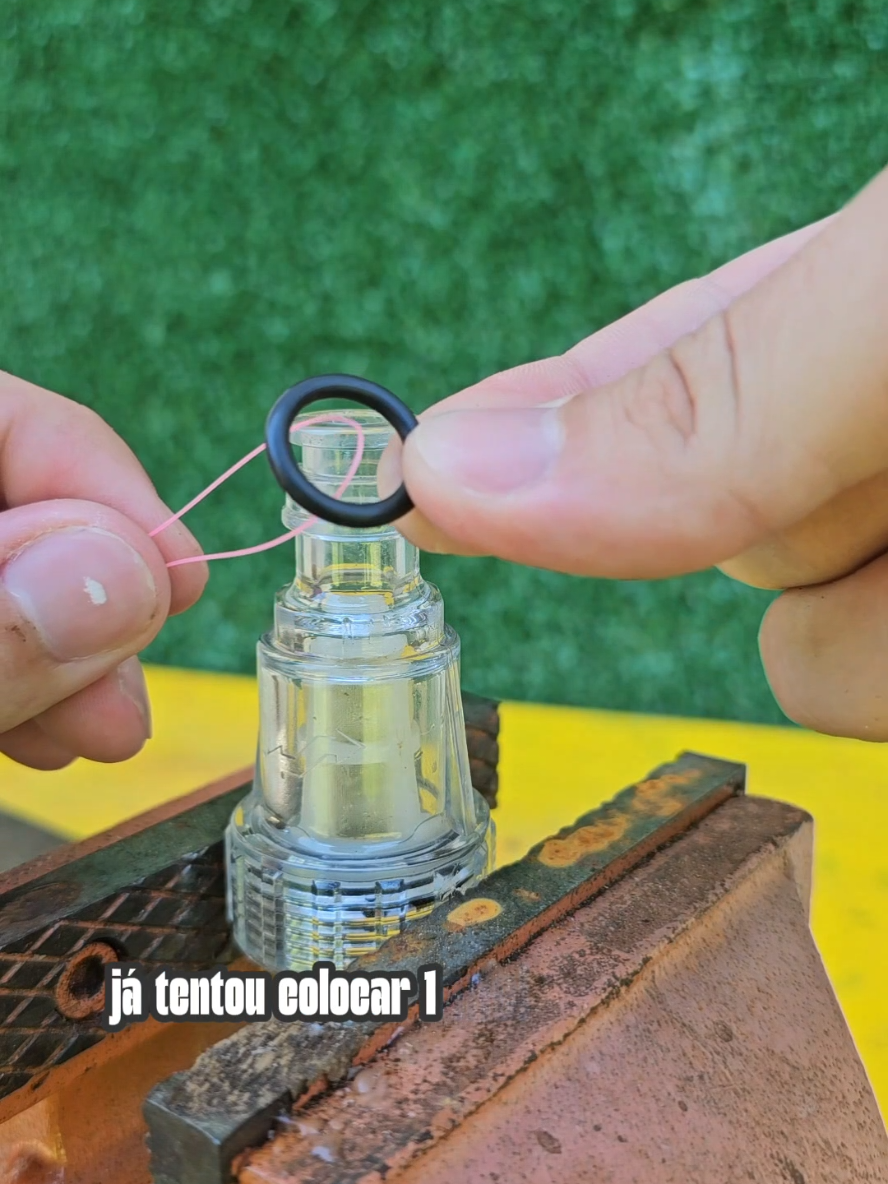 Como colocar anel de vedação (n-ring)  #ferramentas #ObraNaLaje #brasil #ToolsTips #BrasilDIY