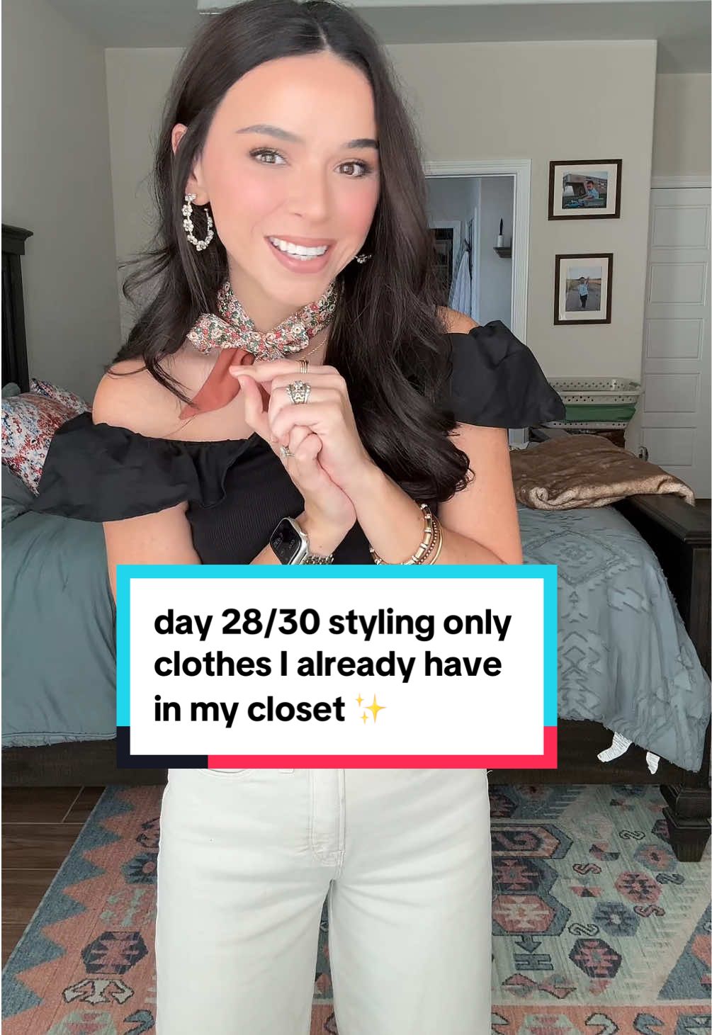 one of my favorite looks so far!!! top and bottom are in my LTK 🖤 #OOTD #30daysofoutfits 