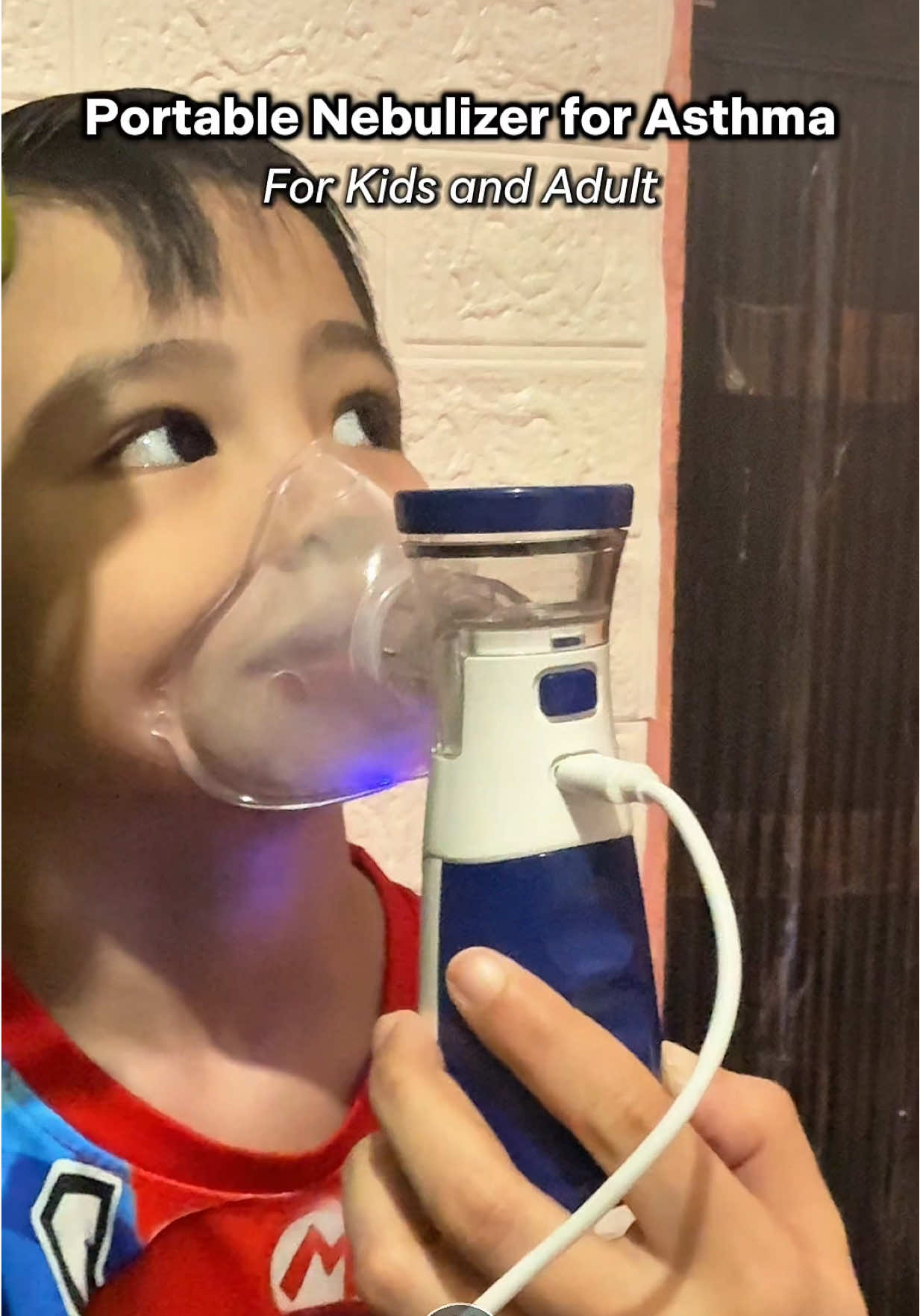 Portable nebulizer for asthma suitable for all ages. #asthma #portablenebulizer #meshnebulizer #nebulizer #coughing 