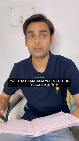 Kiski baat ho rhi h? #tuition #teacher #nostalgia #relatable #vaariah_sadh 
