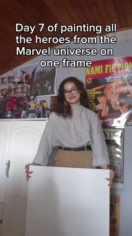 ‼️PLEASE CHECK THE DESCRIPTION FOR MORE INFO‼️ 🇬🇧 EN version Thank you so much for the love on this project 🫶 Here are some quick answers from my last video: 🌸 I won’t be drawing every Marvel character (there are over 8,000 😅). I’ve picked about 100 of the most iconic ones instead! 🌸 Villains & anti-heroes (like Bucky and Loki) won’t be in this piece… BUT don’t worry!! A second canvas is already planned just for them!! 🌸 Most of the characters will be from the movies, but I’ll also add a few from the comics. Thanks again for all the support 💖 Got more questions? Drop them in the comments and I’ll try to reply! Enjoy ✨ --- 🇨🇵 FR version Merci énormément pour tout le soutien sur ce projet 🫶 Voici quelques réponses aux questions de ma dernière vidéo : 🌸 Je ne pourrai pas dessiner tous les personnages Marvel (il y en a plus de 8000 😅). J’en ai sélectionné environ 100 parmi les plus iconiques ! 🌸 Les vilains & anti-héros (comme Bucky et Loki) ne seront pas dans cette toile… MAIS pas de panique !! Un deuxième tableau est déjà prévu rien que pour eux !! 🌸 La majorité des personnages viendront des films, mais j’ajouterai aussi quelques-uns issus des comics. Merci encore pour tout votre soutien 💖 Si vous avez d’autres questions, laissez-les en commentaire et j’essaierai d’y répondre ! Enjoy ! ✨️ #fyp #fanart #blackpanther #marvelchallenge #painting 