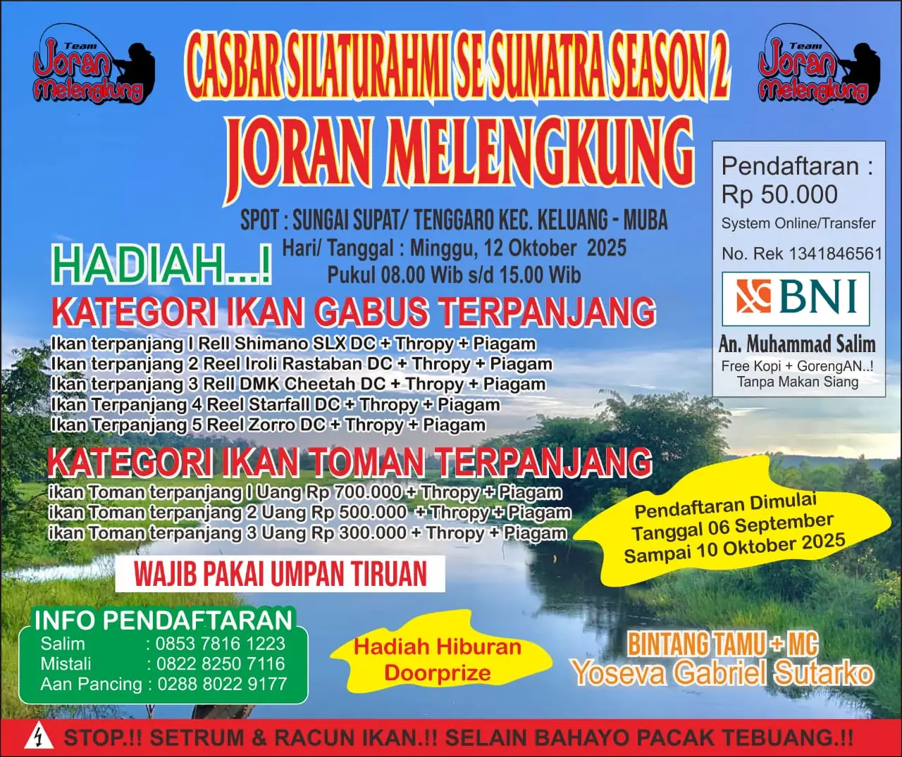 ayo ramaikan bolo  kita silaturahmi di spot ini @almusa17 #fyp #viral #angler #baturonaadimulya #keluang 