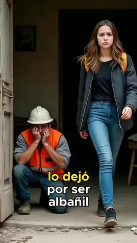 lo dejó por ser albañil pero le vida le una lección 😱 #viralditiktok #dinero #viral_video #reflexion #historias 