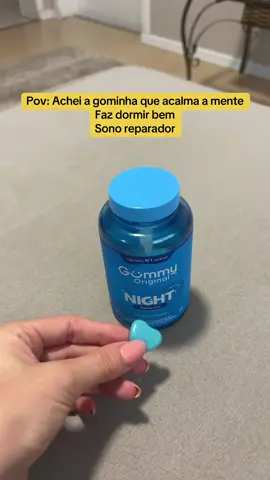 A gominha de melatonina que te ajuda a dormir melhor e muito mais rápido. 