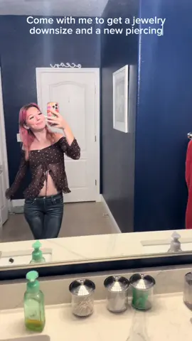 Come with me to get a jewelry downsize and a unexpected new piercing🤭#CapCut  