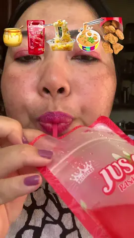 Minum minuman segar jus rasa buah asli rasanya enak terasa banget rasa buahnya yang aku minum rasa stroberi 🍓 