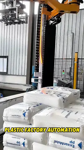 Plastic Factory Automation 😎#depalletizing #depalletizer #automation #palletizing #palletizer 
