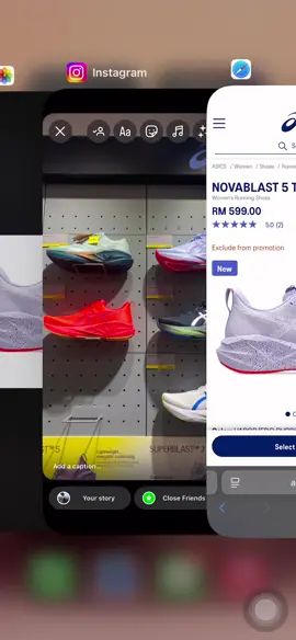 Menyala kaki ku💡Menangis dompetku💸 #asics #novablast #novablast5tokyoedition  #nb5tokyo #asicsrunning 