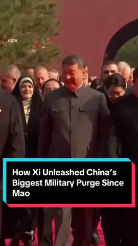 Xi Jinping has removed almost a fifth of his top generals—the largest military purge since Mao. What does this mean for China’s future and global stability? #china #politics #geopolitics #worldnews #military 