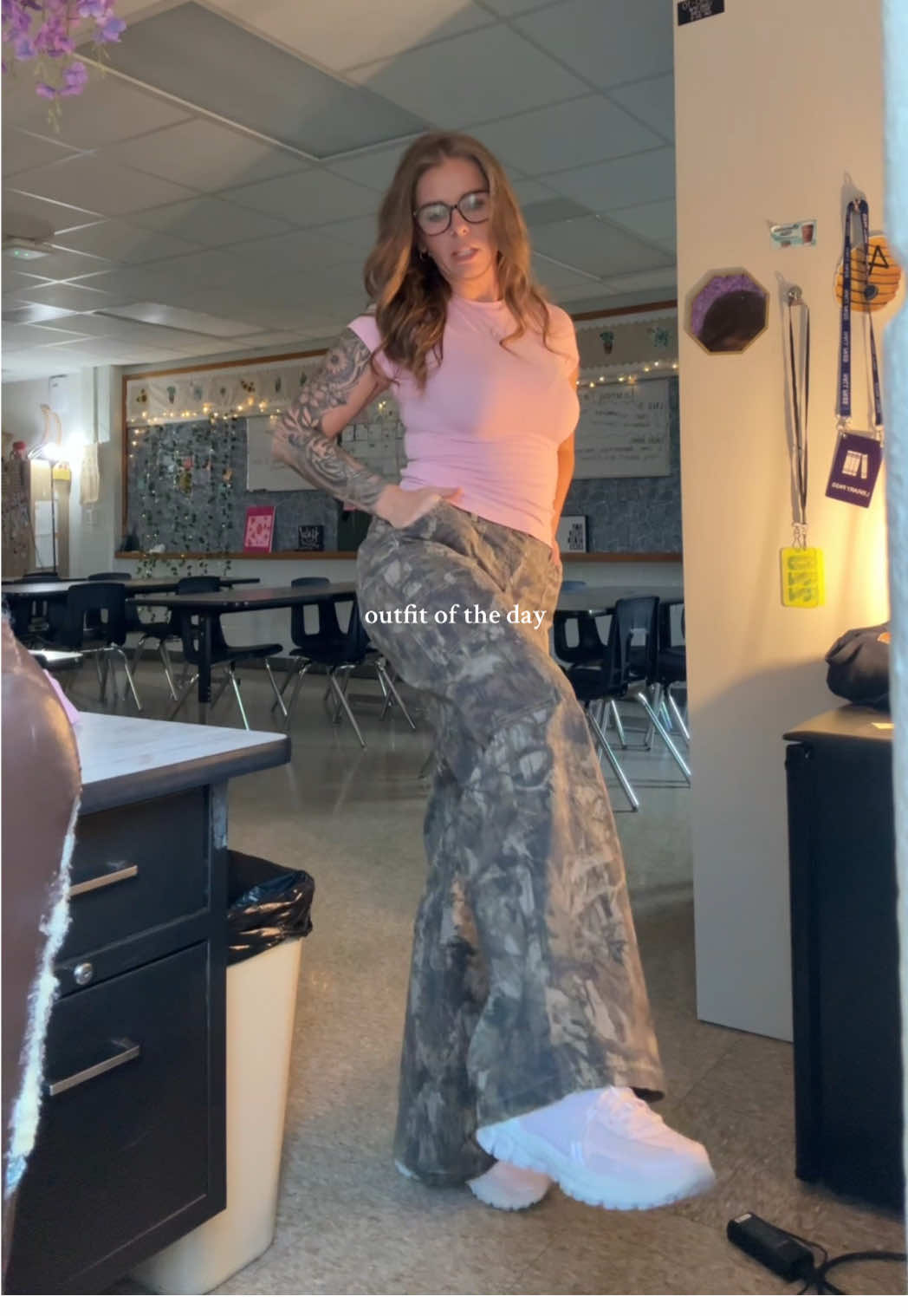 One of my students faked me out today and told me Gerlad was outside, and he wasn’t🙄 #teacher #teachersoftiktok #highschoolteacher #outfitinspo #OOTD