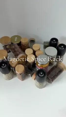 How I Organized My Coffee Bar In Seconds ☕️ (Thanks to these magnetic racks!)#organization #CleanTok #coffeelover #homeorganization #kitchenideas
