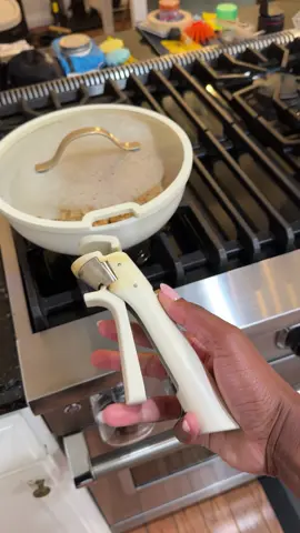 Again, they aren’t great for high heat cooking but the added layer of safety with a little one running around makes me feel good about them. I also love that you can put them in the oven!