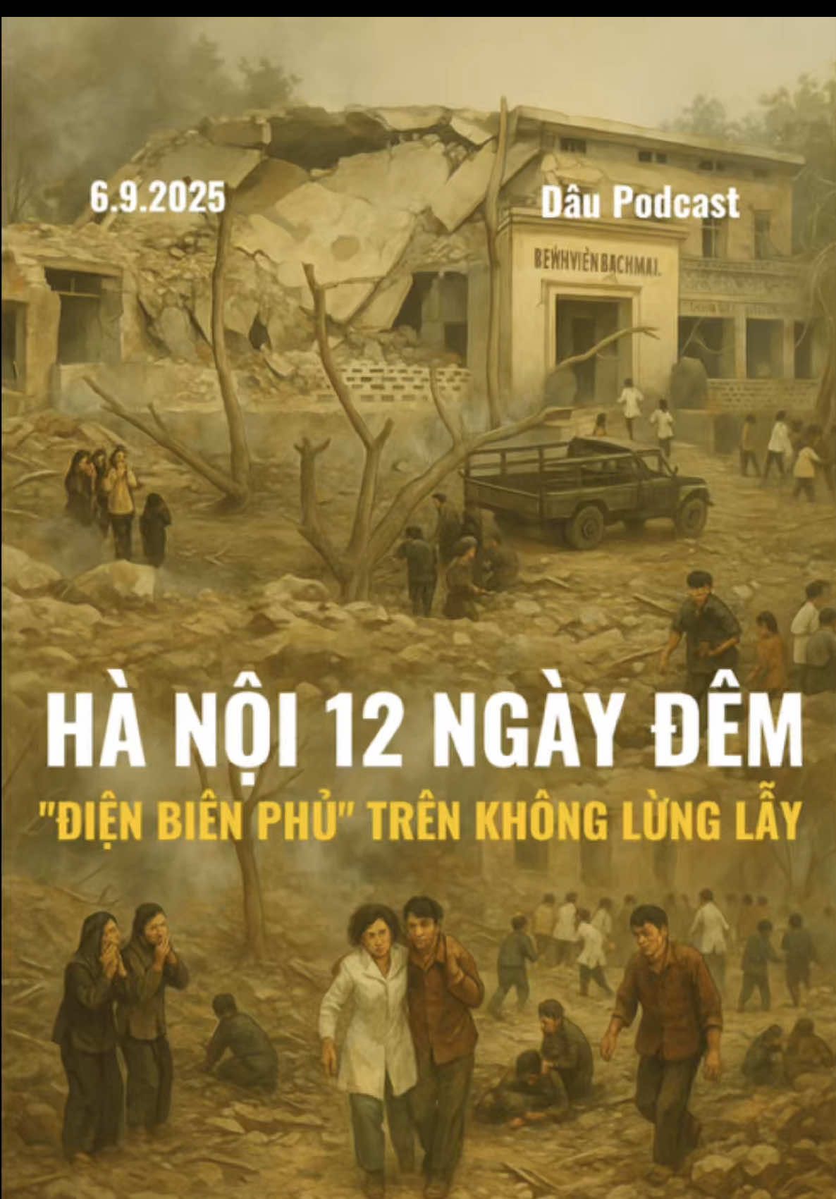 12 ngày đêm cuối năm 1972 – Hà Nội như trái tim rực lửa của đất nước. Trên nền trời bom đạn, những con người bình thường đã làm nên điều phi thường: đánh gục ‘pháo đài bay’ B-52, buộc đế quốc Mỹ phải cúi đầu. Hòa bình hôm nay được thắp sáng từ chính những ngày đêm bi tráng ấy.#thepodcastofdau #xuhuong #yêunuoc🇻🇳 #foryou #fypシ゚ 