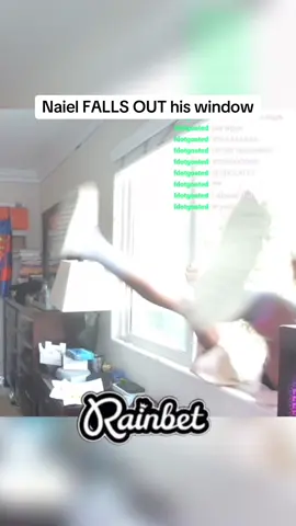 Naiel FALLS OUT his window😳 #pogo #funny #naiel #naielmichael #naielfunny 