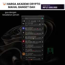 8 Cloning Kelas Crypto + 1 Cloning Kelas Saham, Lengkap Seluruh Modul 100%. - Telegram: t.me/lizardpirates #lizardpirates #mirrorac #timothyronald #akademicrypto #viral