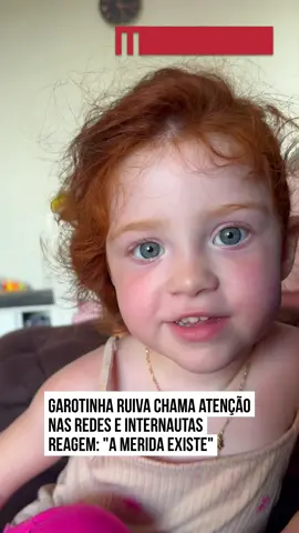 💕😗 A pequena Amanda é uma #garotinha que nasceu com o gene responsável pelos #cabelos na tonalidade ruiva. A mutação atinge somente um a 2% da população mundial, o que torna as características bem raras. Por ter os fios ruivos, muitos #seguidores ligam a aparência da Amanda com a da princesa Merida, personagem principal  do filme de animação 