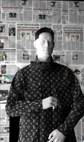 Louis Vuitton, but make it digital. 🖤 #LouisVuitton #digitalfashion #3djewelry #clo3dfashion #VirtualFashion