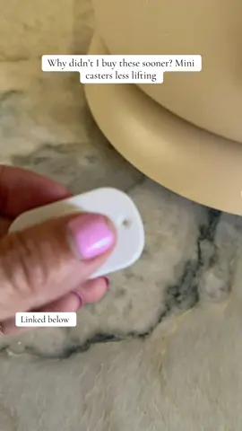 Mini casters wheels perfect for heavy counter appliances #casterwheels #appliances #litchenhacks #homehacks 