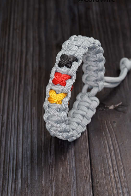 Germany Cobra paracord bracelet #paracord #bracelet #paracordcrafts 