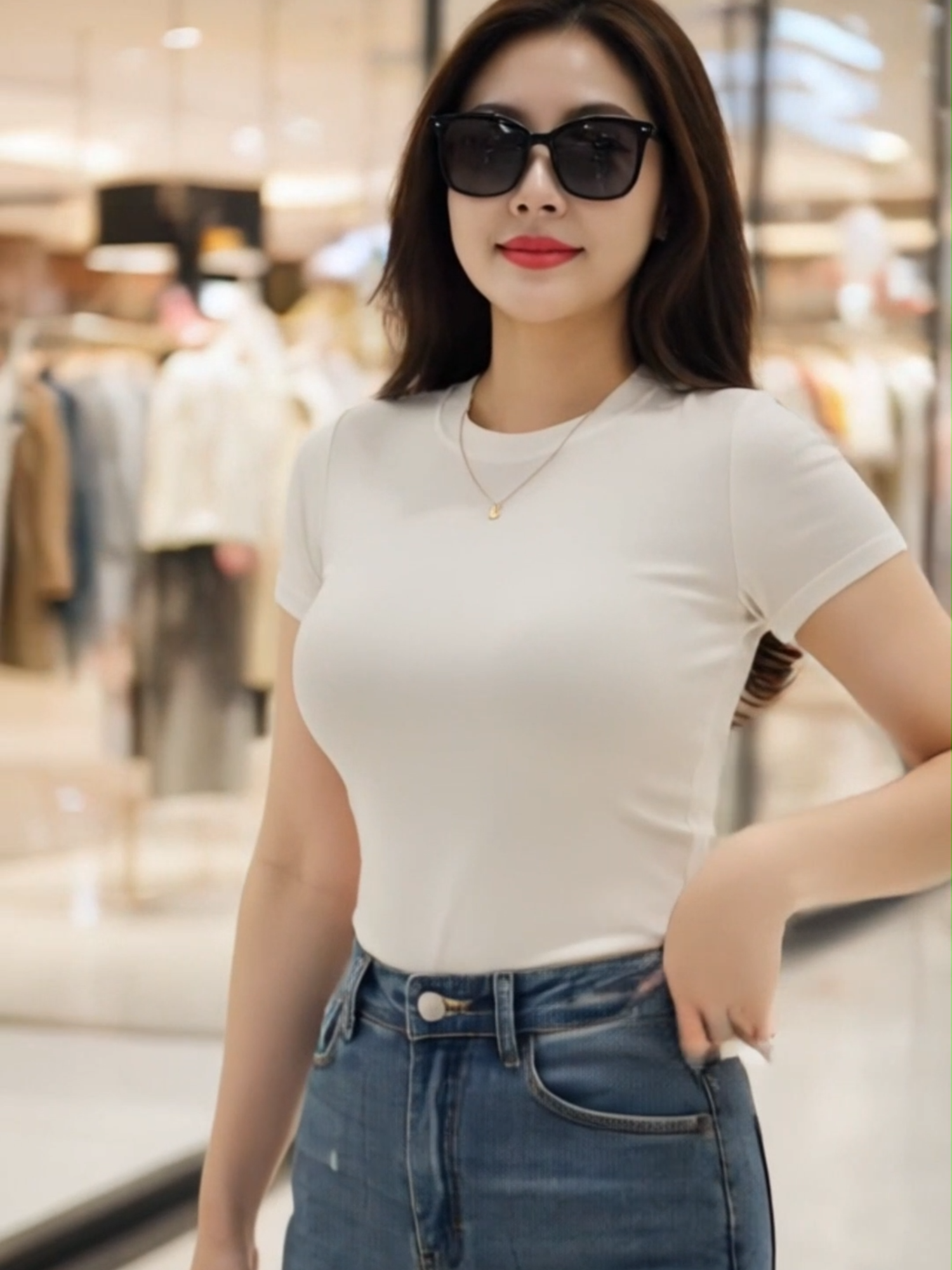 Quần jean tôn dáng phù hợp cho thời tiết sắp thu đông #jean #thoitrangnu #thoitrang #xuhuong #outfit #thoitrangnuhottrend #hottrend