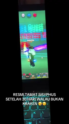 Terimakasih Sisyphus sudah mengajarkan kesabaran dan pantang menyerah 😃🩷 #fishit #talonkikir #roblox 