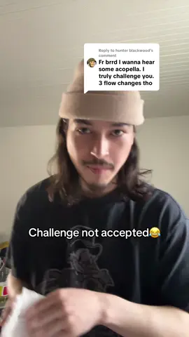 Replying to @hunter blackwood 😂😂 like the one thing I cant do gng lmao🤷🏻‍♂️ #acapella #fyp #lilbrrd #noway #fypシ゚viral 