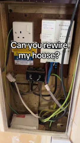 Can you rewire my house? #electrician #apprentice #sparky #pov #viral 