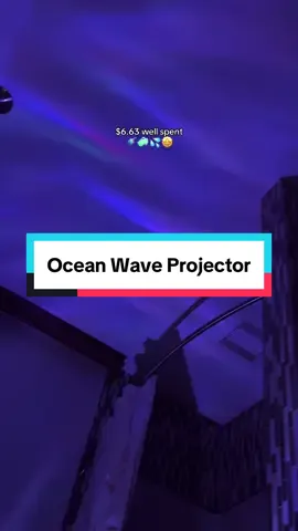 This ocean wave projector is so cheap right now… 🤩 #oceanwaveprojector #moodlighting #auroralights #projector #tiktokshopfinds 