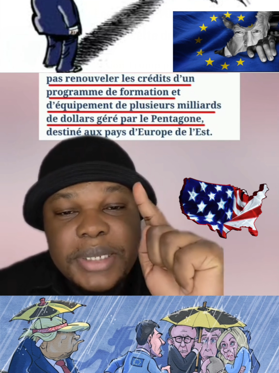 L'ombre de D. Trump c'est la descente aux enfers de l'OTAN et de l'UE! #france🇫🇷 #russia🇷🇺 #ue #africa 