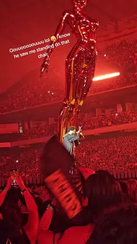 ouuuoooo 💀 I know there was eye contact with my big ass standing on that chair lol I know he saw me!! You know abel we dont want to go homeeeeee@The Weeknd #theweeknd #sanantonio #afterhours #afterhourstildawnstadiumtour #fypシ 