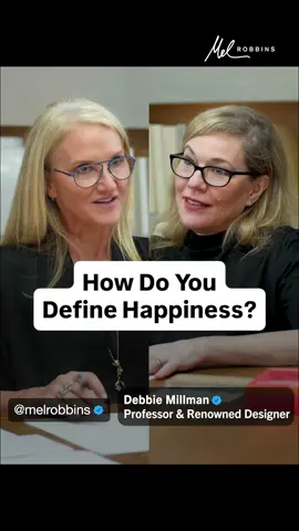 If you’re chasing happiness, you’ll never catch it. Instead, visualize where you’ll be 10 years from now…focus on constructing a life of meaning and feeling content. Where are you living? Who are you with? How are you spending your time? Professor and legendary designer @Debbie Millman says what you’ll find that makes you happy is surprisingly simple. In this episode of The Mel Robbins Podcast, Debbie is teaching you lessons from her renowned course on life design. Debbie will show you that no matter where you are right now, no matter how stuck, lost, or uncertain you feel, you can start creating a more intentional, meaningful future. This episode is out now! 🎧 “How to Design Your Life (A Full Step-by-Step Process)” #melrobbins #melrobbinspodcast #happiness #lifedesign