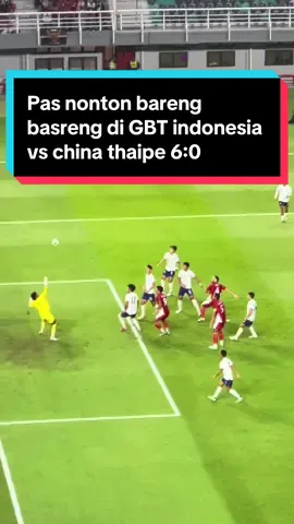 Ketika pas gol pertama kali sungguh indah setelah itu luar biasa indonesia bisa mengalahkan china thaipe dengan skor 6:0 😁😁🙏 #fyp #fypage #fypviralシ #probolinggoviral #timnasindonesia 