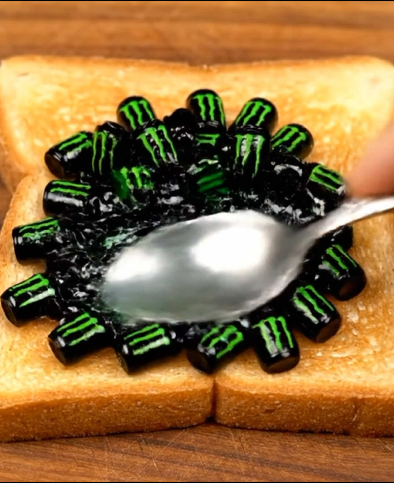 Which Monster Energy spread on toast is your favorite ASMR? #asmrsounds #oddlysatisfying #asmr #asmrvideo #whichonewouldyoupick 