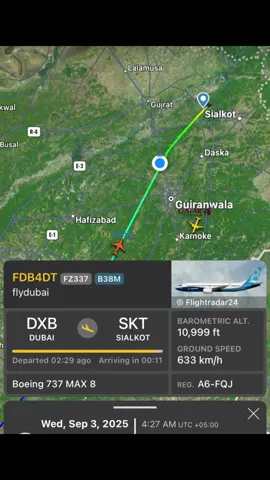 Fly Dubai Approach at Sialkot international airport DXB to SKT Aircraft Boeing737MAX8 Registration A6_FQJ@Ace_Aviation (HZ-AK26) @MAJID AVIATION ✈️ @Awais Malik ❤️‍🔥 @Awais Aviation @AVIATION @Ahmad Aviation @Aser_aviation𓅓𓂋𓎛𓊪𓄿 @Aviator_Hamza @TRAINS_WITH_MAJID @4hmd_aviation? @Aeroverse @ALTITUDE-X #aerospotter #foryou #spot #aviation #fire 