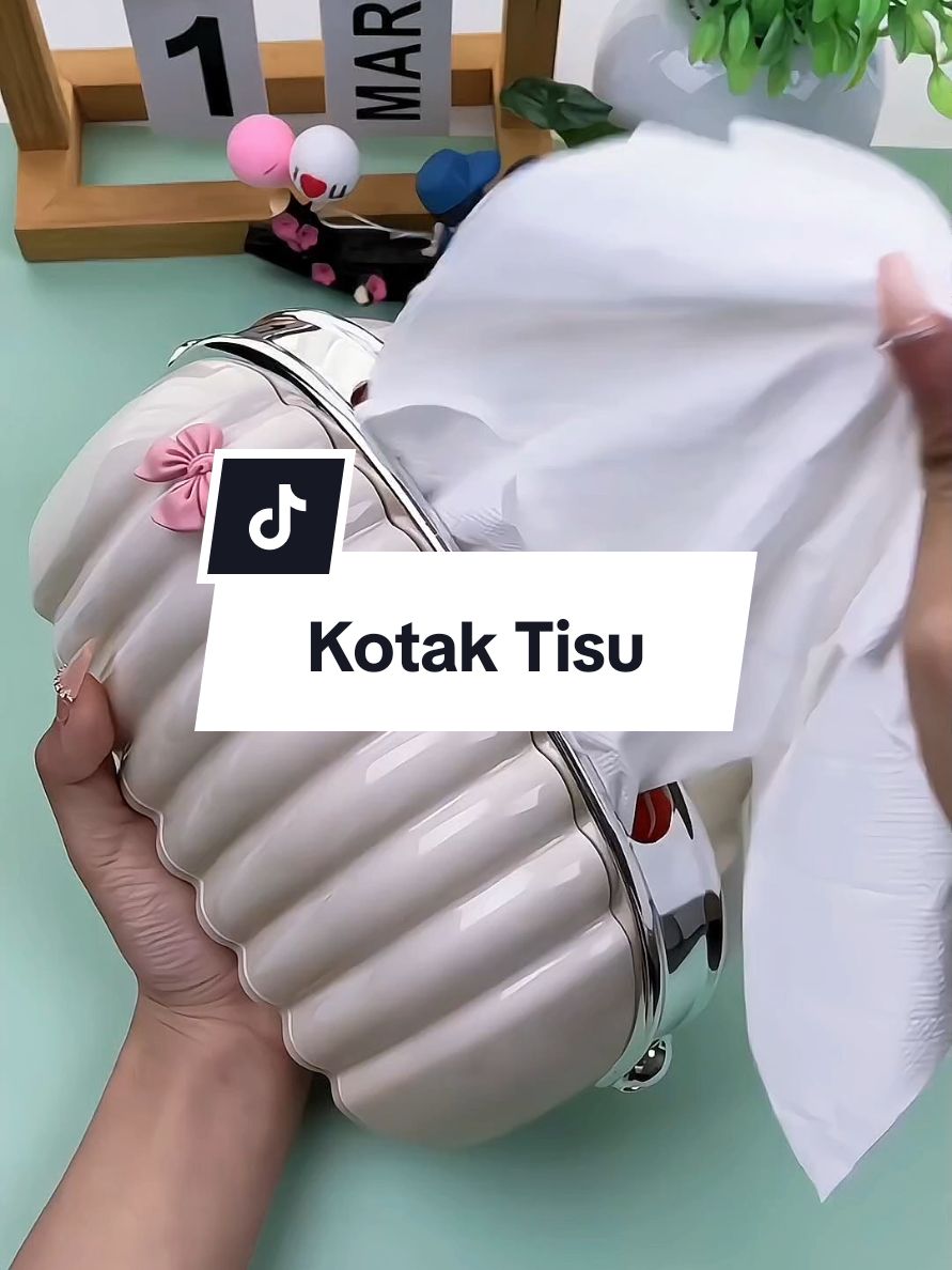 Kotak tisu mini pouch glossy, elegan, & minimalis #kotaktisu #wadahtisu #tempattisu #kotaktissue #gajiansale 