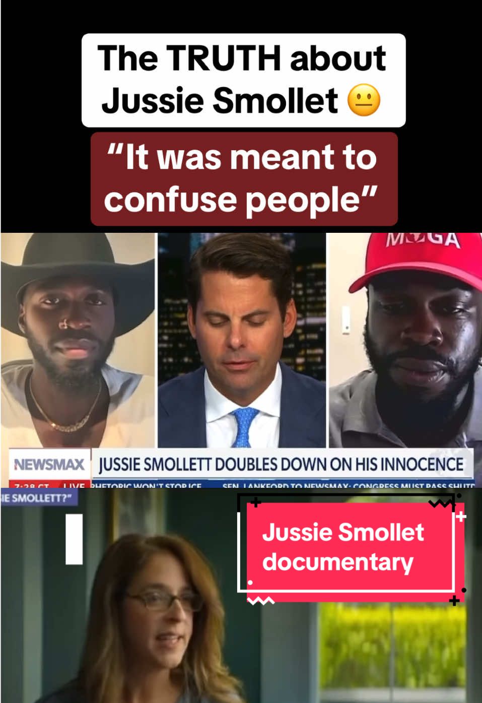 The brothers who allegedly helped Jussie Smollet stage a fake attack in Chicago say Netflix’s new documentary misleads viewers, pointing out how it has swayed fans with grainy, brightened footage that makes their skin look lighter, fueling claims the attackers “could’ve been white,” while also conflating issues with Chicago police to bolster that narrative. #fyp #netflix #jussiesmollett #truecrime 