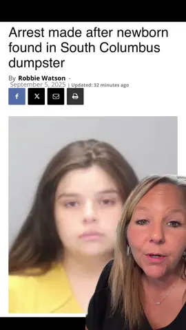 Arrest made after newborn baby found in dumpster in Columbus, Georgia. #columbusgeorgia #newborn #newbornbaby #greenscreen #fyp 