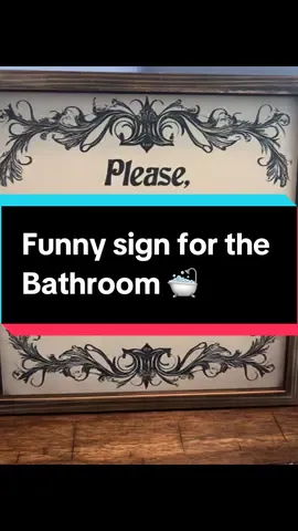 How funny is this 8x8 Inch Funny Dark Humor Rustic Vintage Gothic Wooden Framed Sign? 🪦 “Please Do Not Summon Demons in the Bathroom” 😂 You just KNOW someone’s gonna stare into the mirror and test it 👀🔮 Perfect spooky Halloween decor that works year-round—creepy, funny, and a little scary all at once. Would you hang this in your bathroom? 👻🕯️ #bathroomdecor  #Spo#SpookyDecorrkHumor #HalloweenVibes #CreepyFunny 