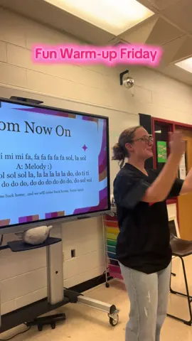 Happy fun warm-up Friday! Another great one from @Mr. Finn #teachersoftiktok #choir #fromnowon #greatestshowman #fyp 