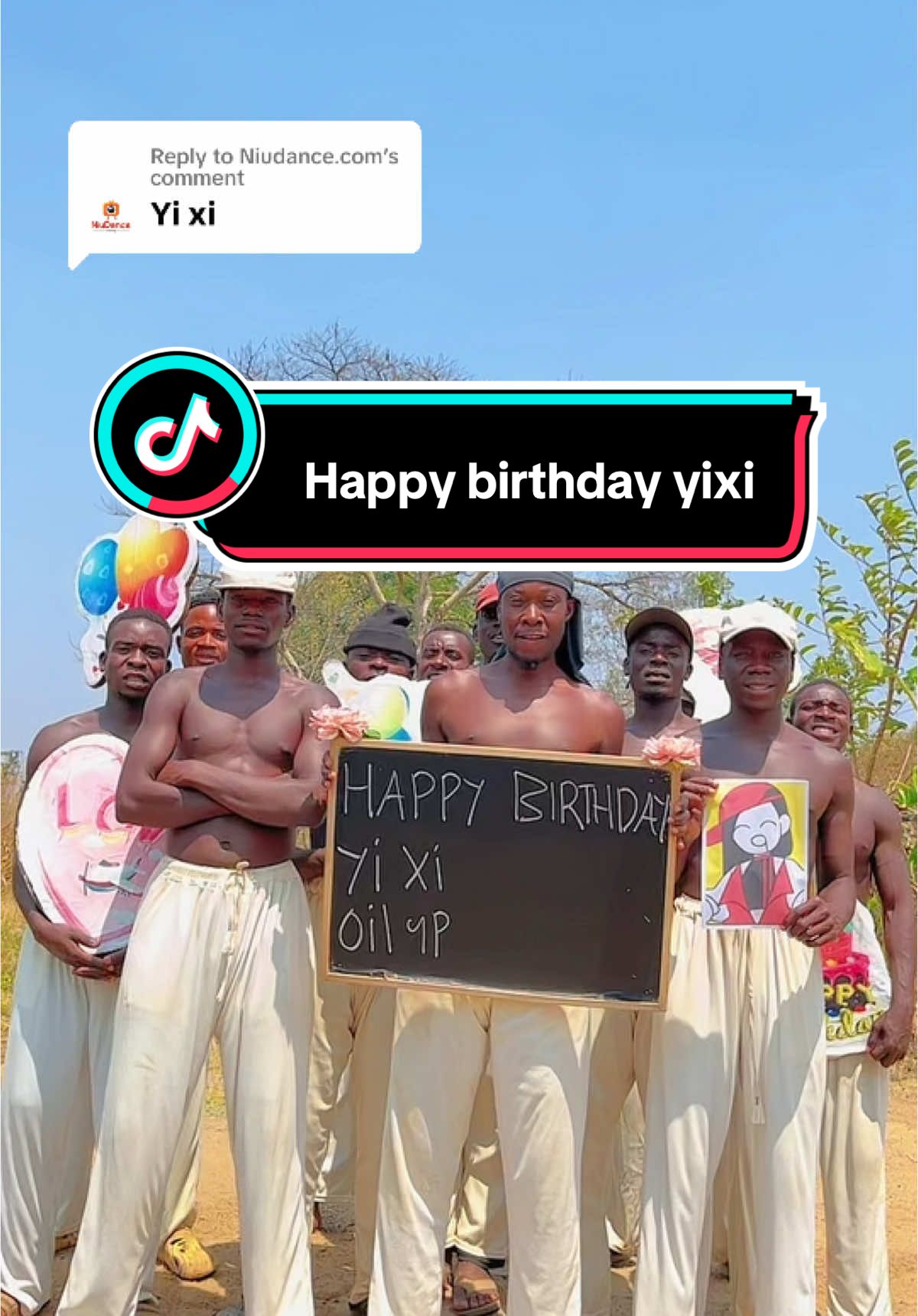 Replying to @Niudance.com #butchervanity #yixi  #yixibutchervanity   Happy birthday yixi