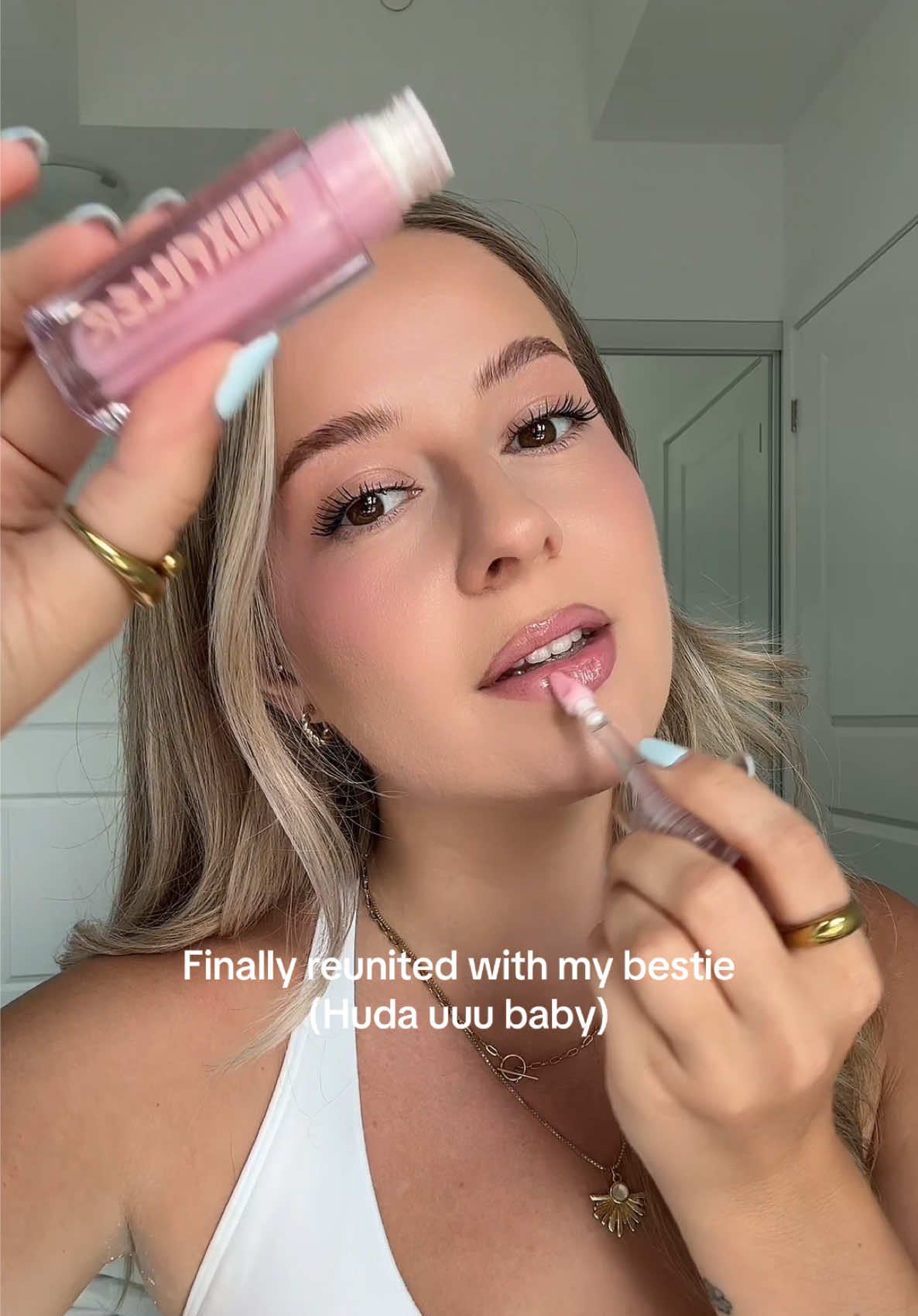 Missed her  @Huda Beauty #lipgloss #trend 