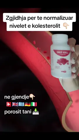 I pasur me Omega-3 EPA & DHA, fosfolipide dhe astaksantinë, ai mbështet: ✔️ Balancimin e niveleve të kolesterolit ✔️ Shëndetin e zemrës ✔️ Qarkullimin e mirë të gjakut Përdor çdo ditë dhe mund të ndjesh një ndryshim në energjinë dhe mirëqenien tënde! 🔬 Bazuar në studime klinike   Pa erë të rëndë si vaji i peshkut 📦 I certifikuar nga ministria e ministrisë... #fyppp #omega #krilloil #shqiptaretneperbote #viralvideos 