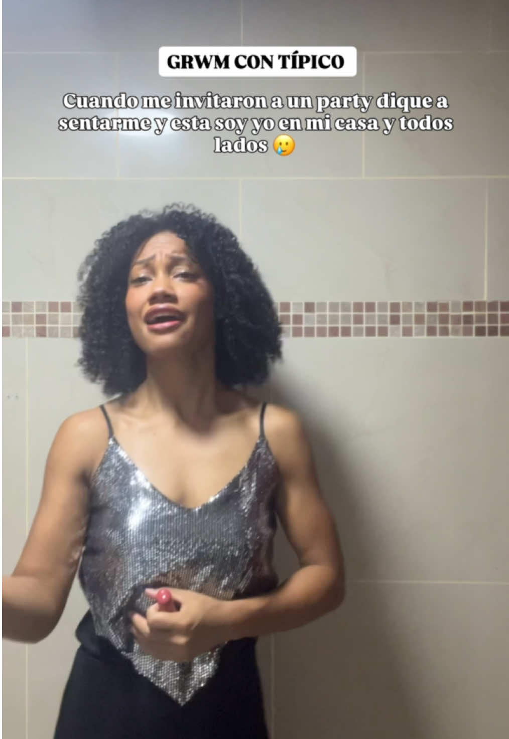 Hahaha mencionen al prodigio para que me invite a una fiesta suya 😩🤣 #grwmmakeup #merengue #tipico #merenguetipico #elprodigio 