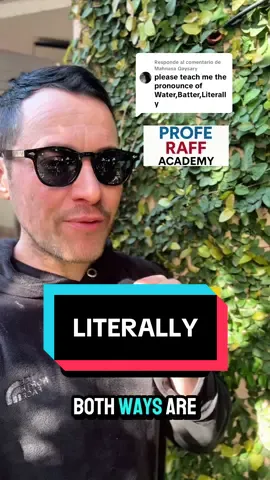 Respuesta a @Mahnasa Qaysary Do you know how to REALLY pronounce literally in American English? 🔥 Follow me for more powerful pronunciation hacks and accent tips! 🚀 Don’t miss my FULL ACCENT TRAINING — now with 30% OFF for a limited time only! Link in bio. … #english #ingles #proferaff #learnenglish #courses