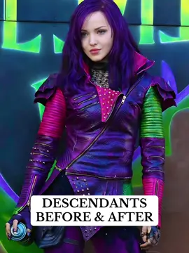 Descendants Before & After! #descendants #descendants3 #descendants2 #disney#disneyxd