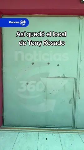 El local de eventos Palacio del Ritmo de Piura, de propiedad el cantante Tony Rosado, fue atacado la noche del jueves 4 de setiembre. Seis impactos se dejan ver en el portón y una columna de concreto del establecimiento. El caso se encuentra en investigación. #TonyRosado #Piura #Cumbia #PNP #Noticias360Perú 